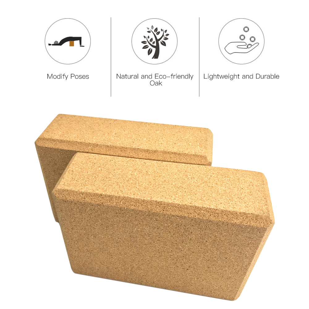 Eco-Friendly Cork Yoga Blocks